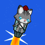 The Flying Cat In Jetpack ไอคอน
