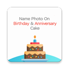 Birthday Anniversary Cake With Name And Photo Edit icône