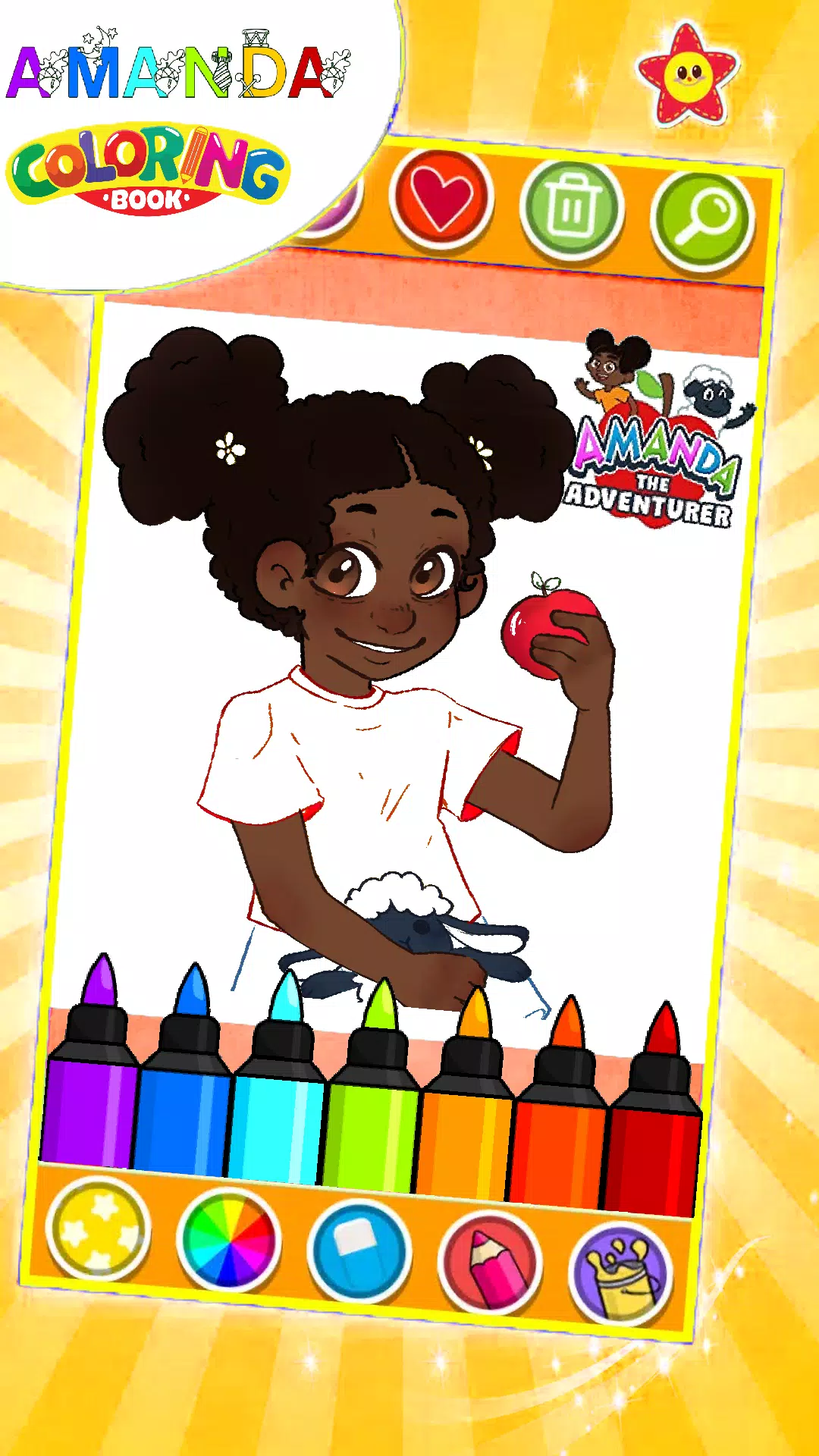 Amanda The Adventurer Coloring APK for Android Download