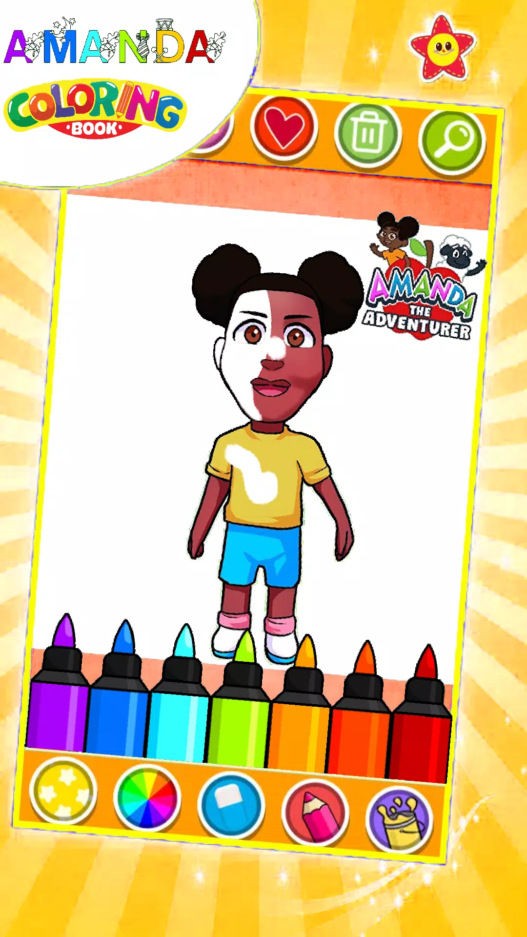 Amanda The Adventurer Coloring APK for Android Download