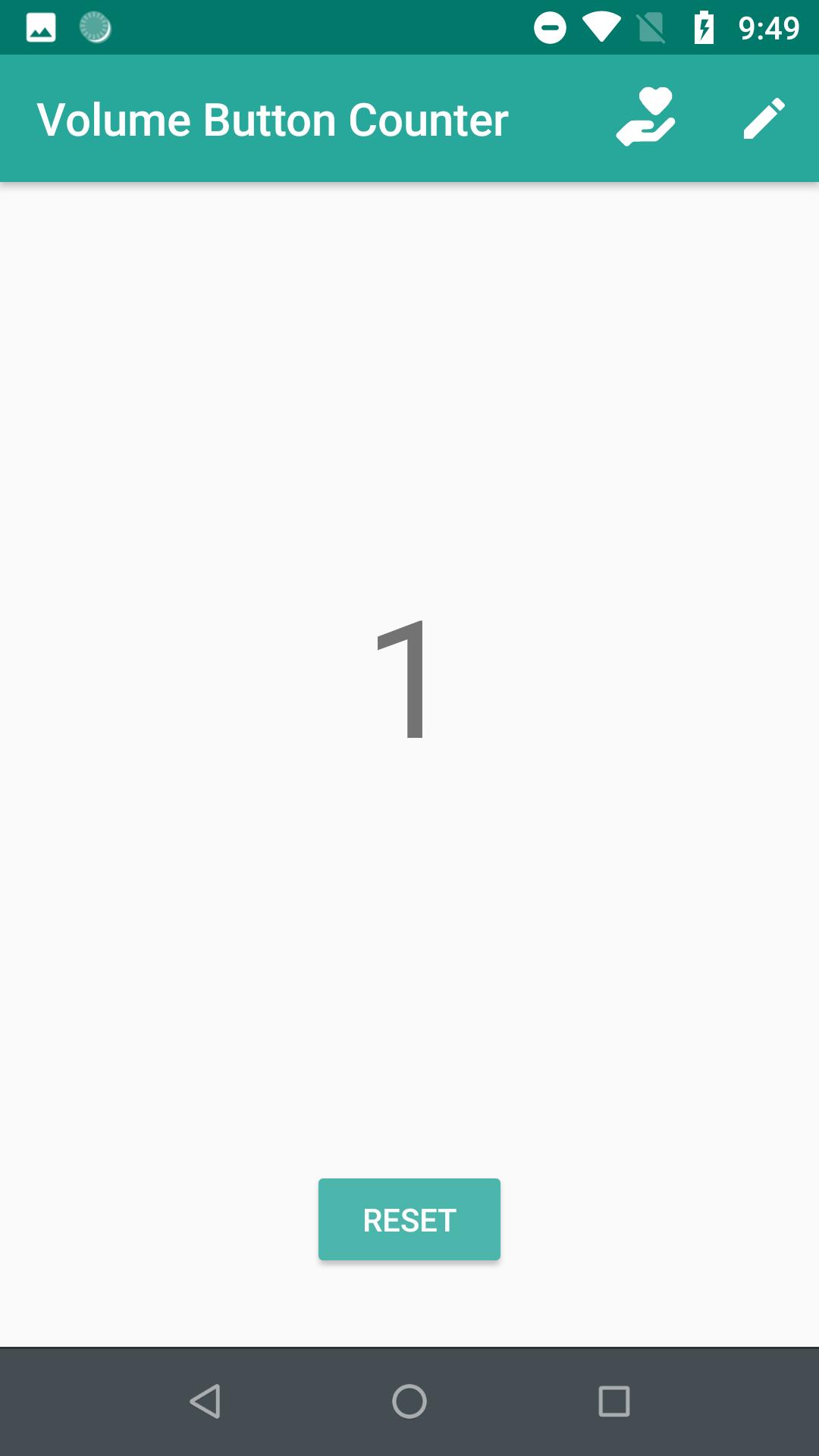 Volume button Volume button