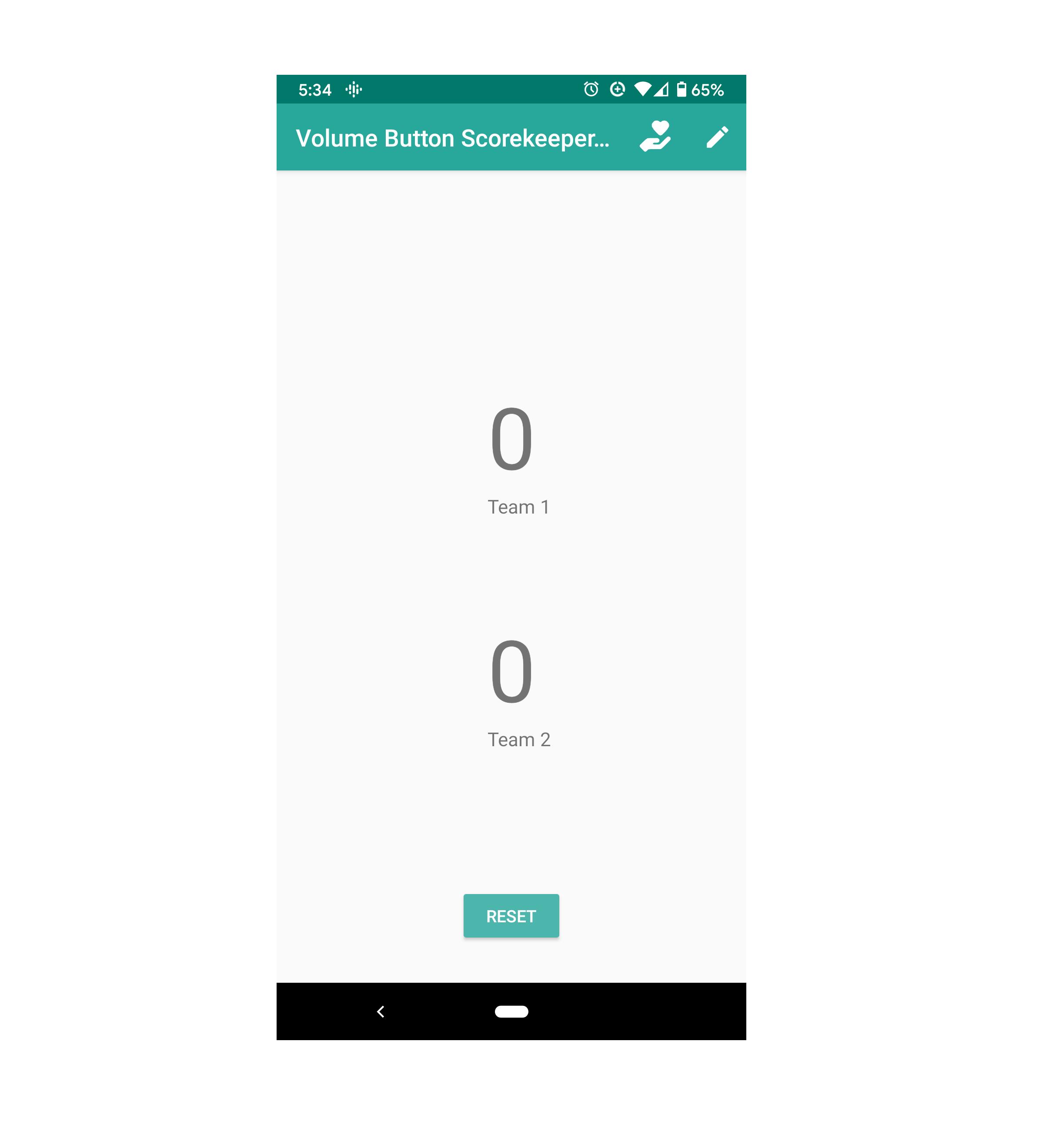 Volume button Volume button