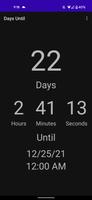 Days Until with Widget plakat
