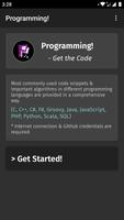 Programming - Get the Code poster