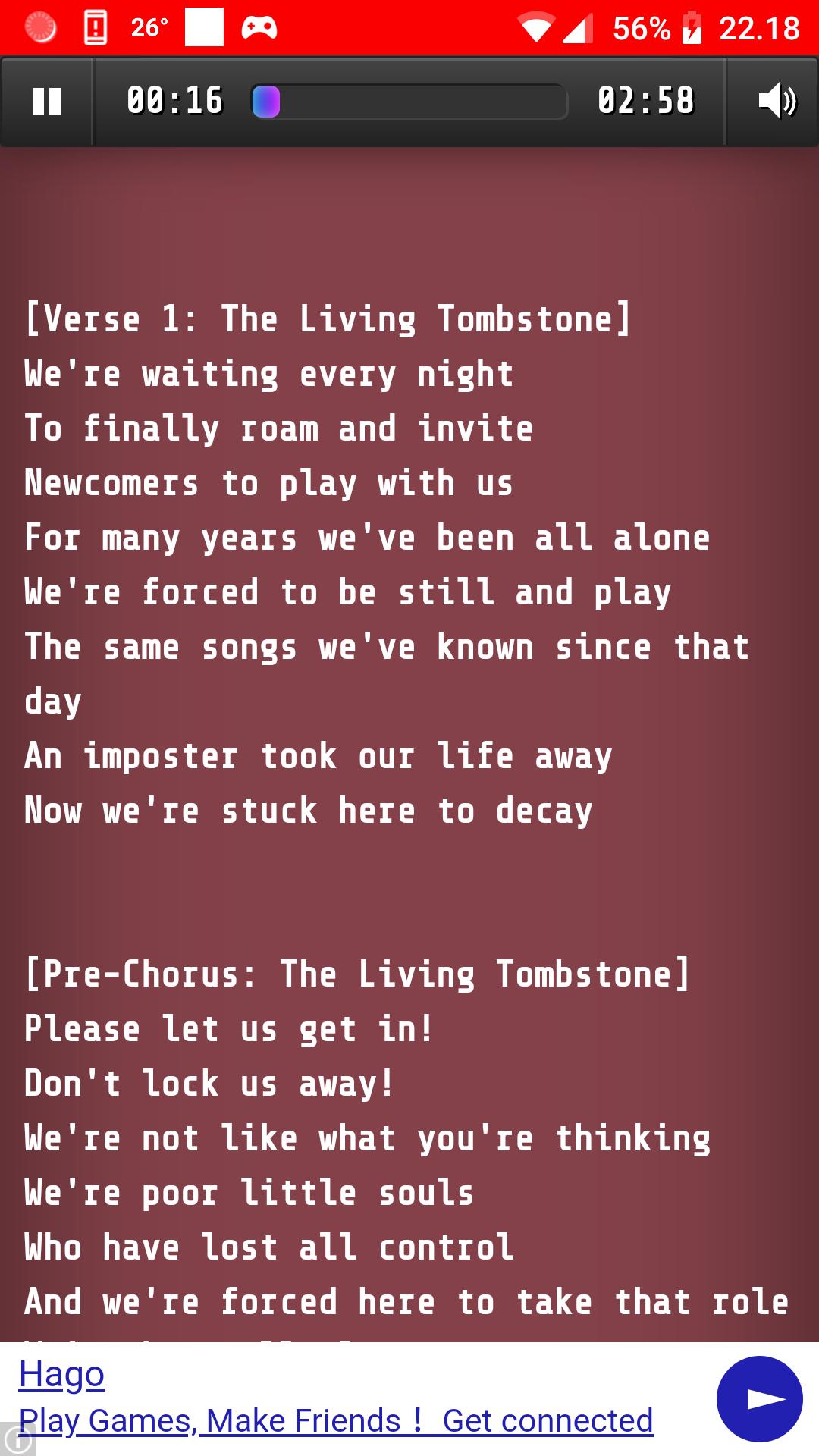 song lyrics for fnaf 1 song|TikTok Search