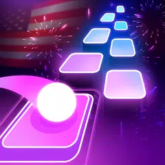 Tiles Hop EDM Rush Music Game Icon
