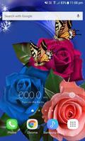 Multicolor Roses Butterfly LWP captura de pantalla 2