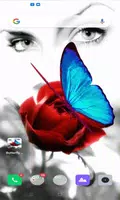 Butterfly Eyes Live Wallpaper ภาพหน้าจอ 2