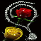 Diamond Rose Live Wallpaper ikona