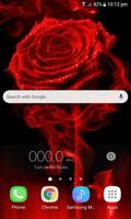 1 Schermata Fiery Red Rose LWP
