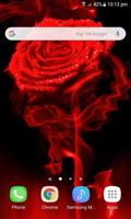 Fiery Red Rose LWP capture d'écran 2