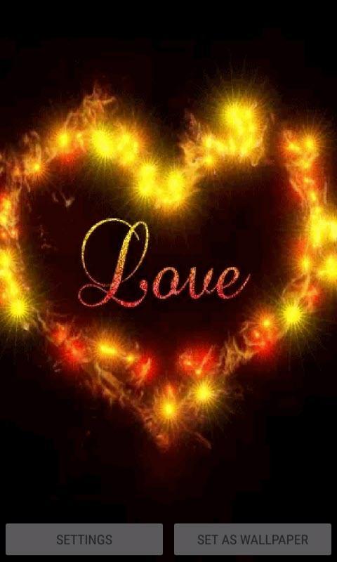 Golden Heart Live Wallpaper For Android Apk Download