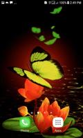 Green Butterflies Live Wallpap Screenshot 1