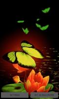 Green Butterflies Live Wallpap Screenshot 2