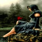 Lovely Sad Girl LWP Zeichen