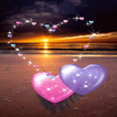 Romantic Hearts Live Wallpaper