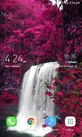 Spring Waterfall Live Wallpape โปสเตอร์