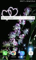 White Flowers Heart LWP स्क्रीनशॉट 1