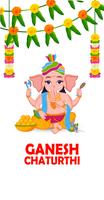 Ganesh Chaturthi Stickers WASt Affiche