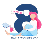 Womens Day Sticker for WhatsApp ikona