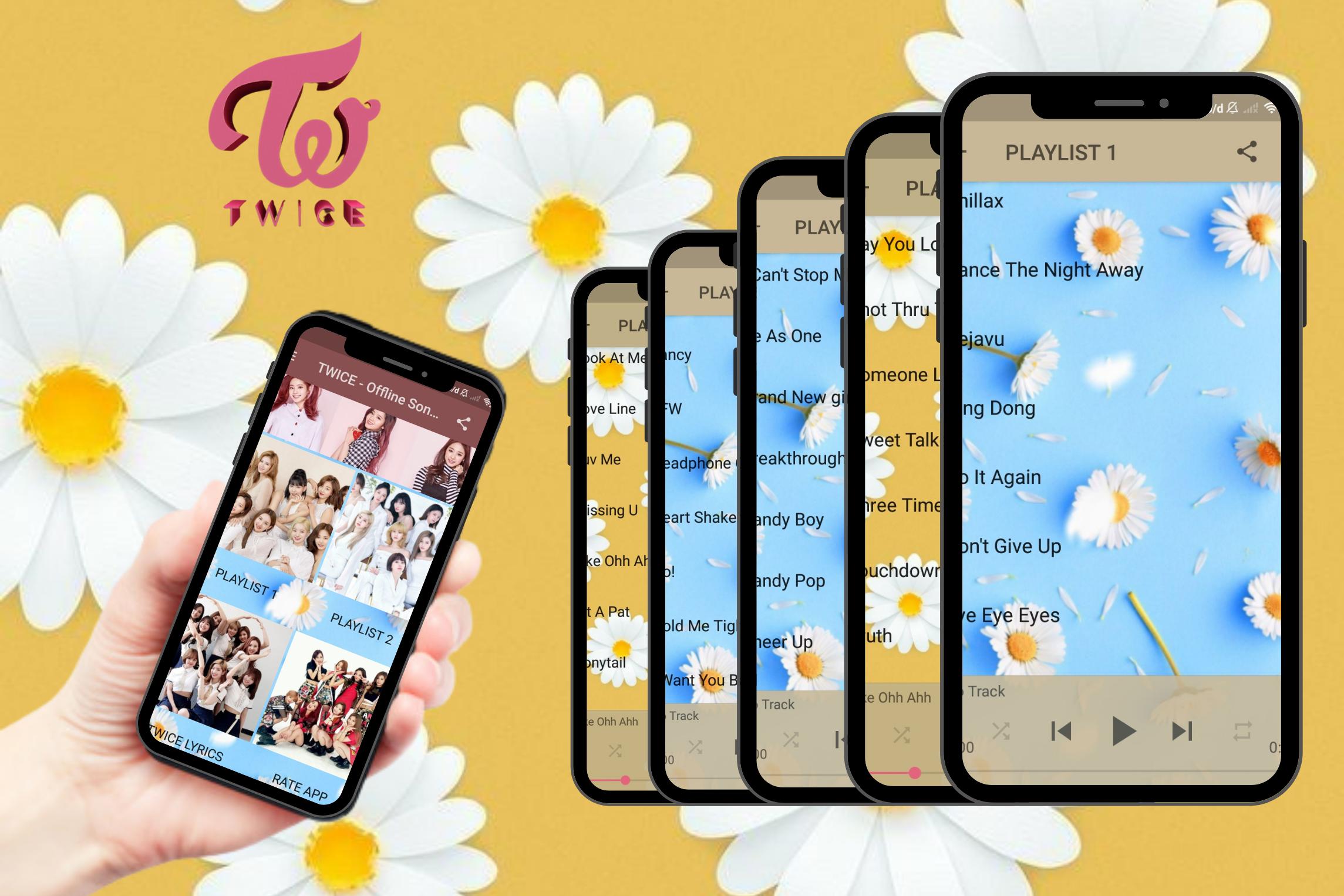 Twice Songs Android için TWICE - Offline Song + Lyrics KPop - APK'yı İndir