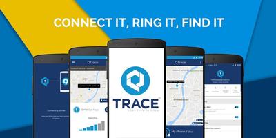 Qtrace - key tracker phone finder wallet locator Affiche