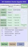 GS1 DataMatrix Checker (Egyptian MOH) screenshot 1