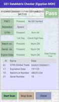 GS1 DataMatrix Checker (Egyptian MOH) Screenshot 1