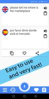 Spanish English Translator تصوير الشاشة 1