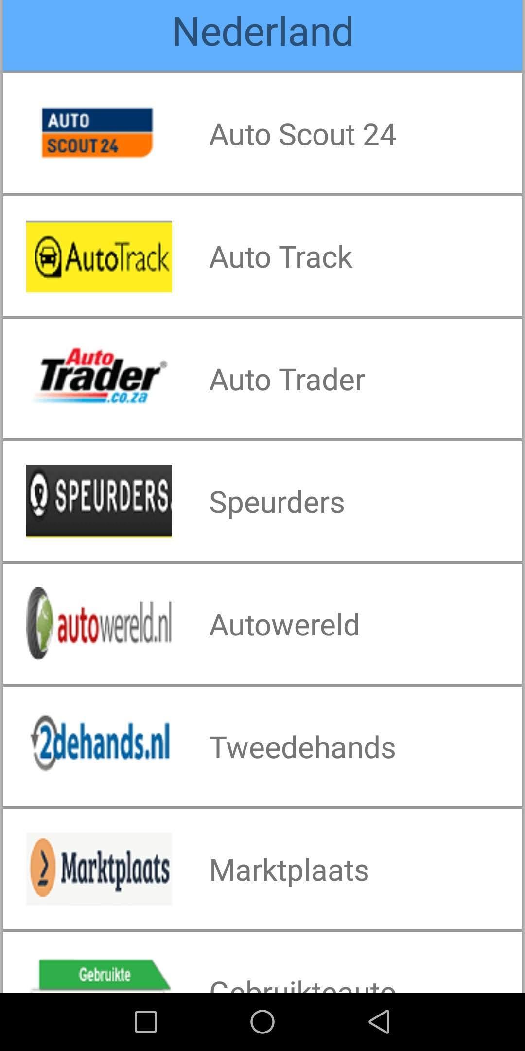 gebed effectief Begrijpen Used cars for sale Nederland APK for Android Download