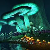 Magic Mushroom Live Wallpaper icône