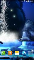Ночной 3D Водопад Живые Обои скриншот 2