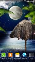 Tropical Night Live Wallpaper capture d'écran 1