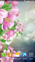 Night Sakura Live Wallpaper Cartaz