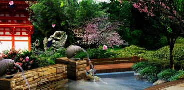 Eastern Garden Live Wallpaper