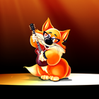 Cute Fox Live Wallpaper ikona