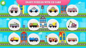 Car Puzzles for Kids Ekran Görüntüsü 1