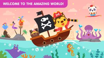 Boat and ship game for babies الملصق