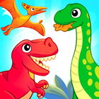 Dinosaur games for kids age 2 simgesi