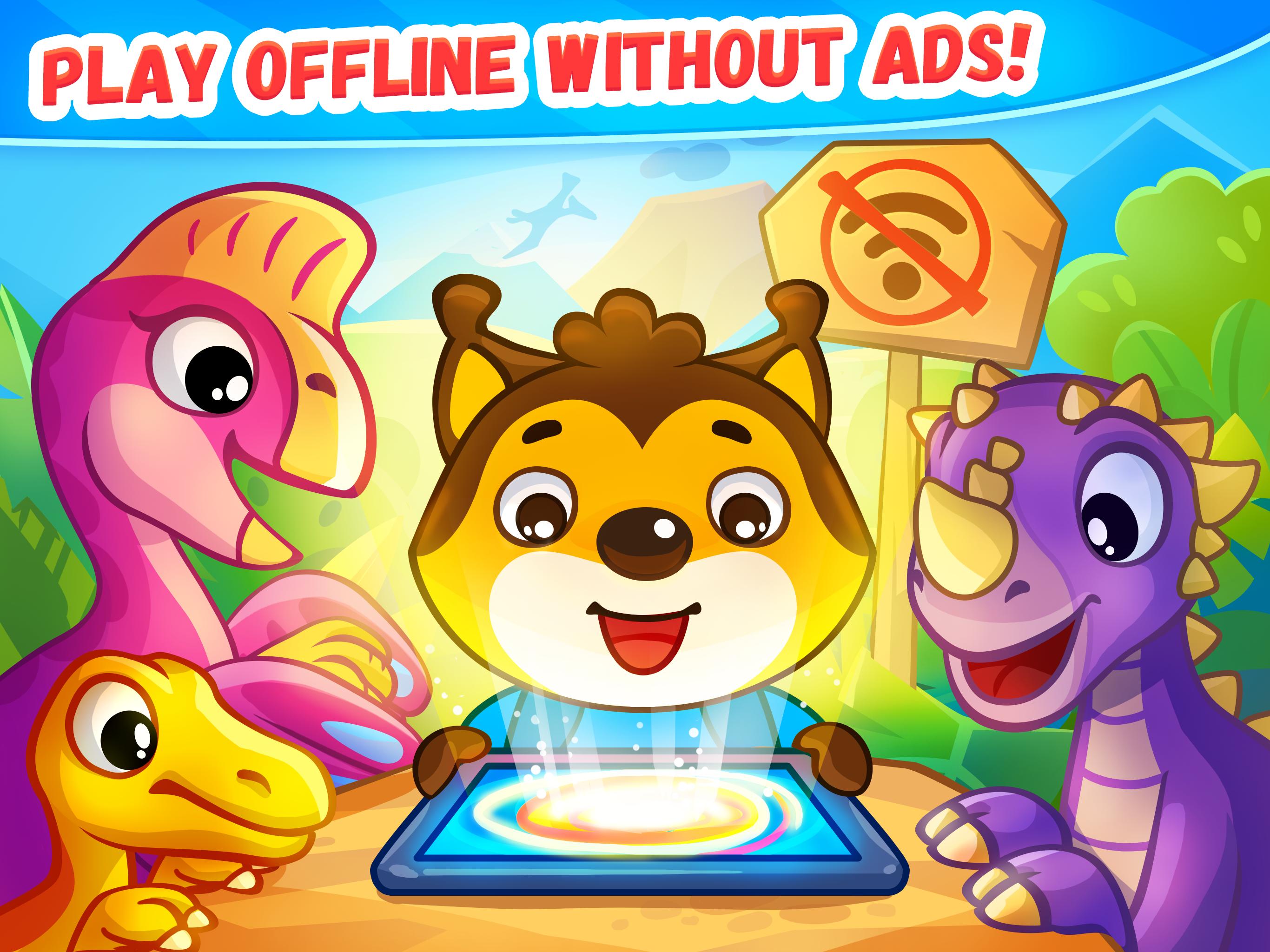 Dinosaurs 2 ~ Fun educational games for kids age 5 for Android - APK Download