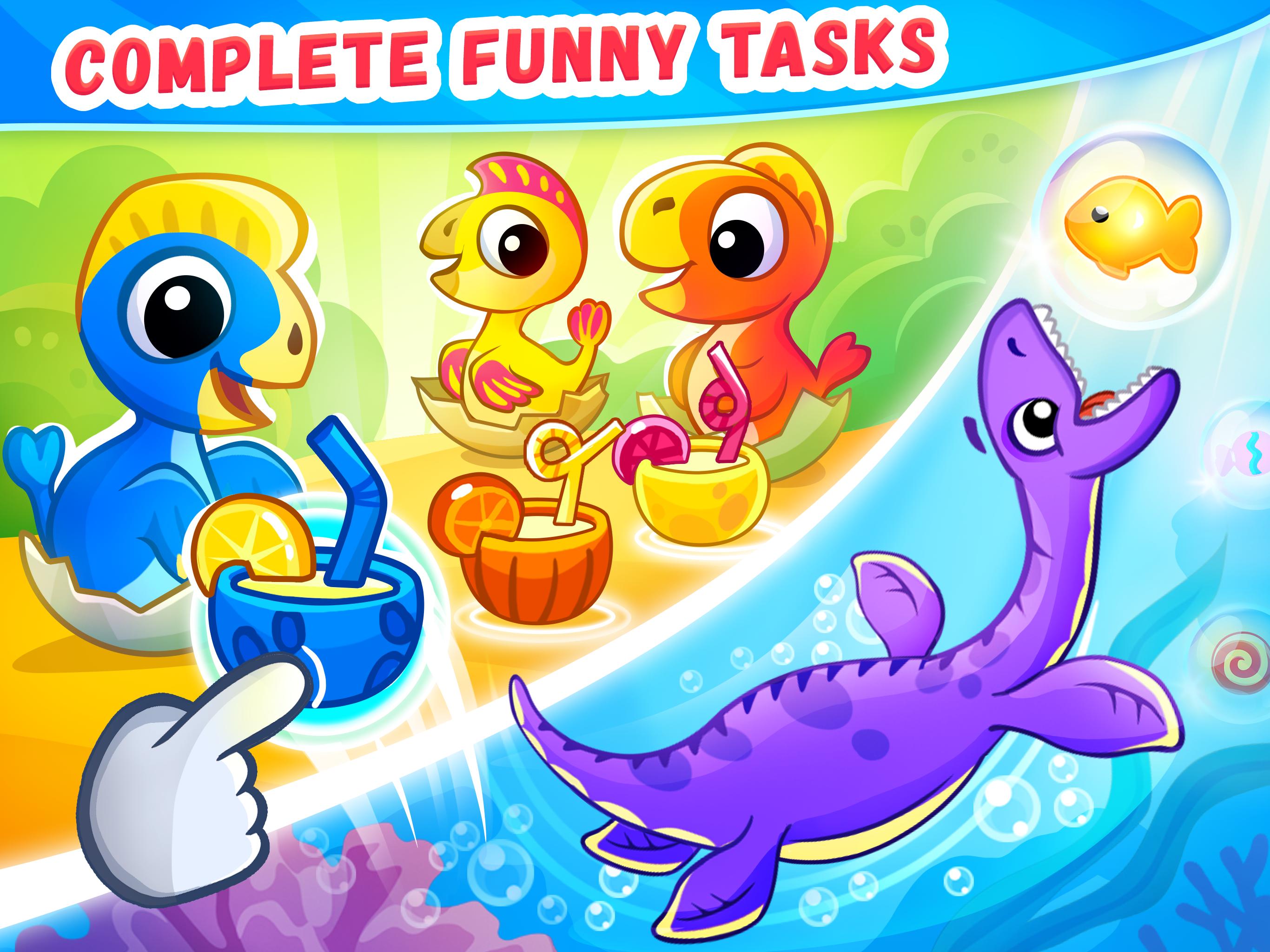 Dinosaurs 2 Fun Educational Games For Kids Age 5 For Android Apk