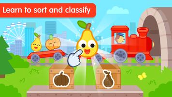 Toddler Learning Fruit Games:  تصوير الشاشة 1
