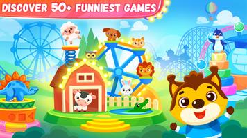 Games for kids 3 years old الملصق