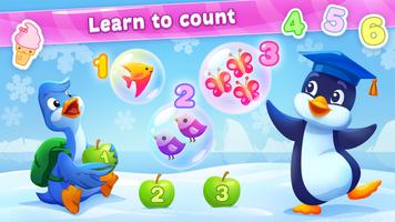 Preschool educational games for kids with Pengui syot layar 2