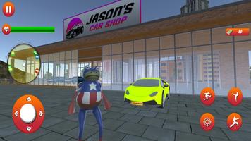 3D Amazing Captain gangaster Frog : Mafia  city imagem de tela 1