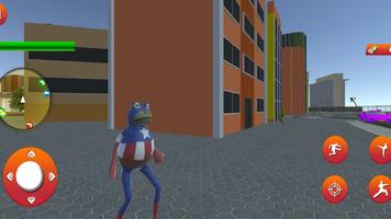 3D Amazing Captain gangaster Frog : Mafia  city اسکرین شاٹ 3