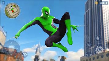 Spider Rope Hero: Ninja Gangster Crime Vegas City পোস্টার