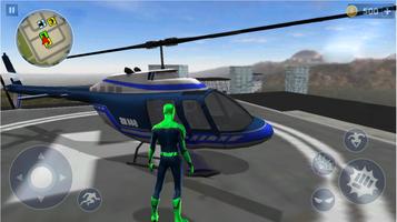 برنامه‌نما Spider Rope Hero: Ninja Gangster Crime Vegas City عکس از صفحه