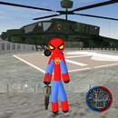 Flying Stickman Super Rope Hero Gangstar mafia APK