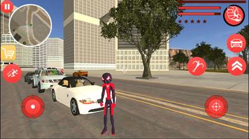 Amazing Superhero Stickman Rope Hero Gangstar الملصق